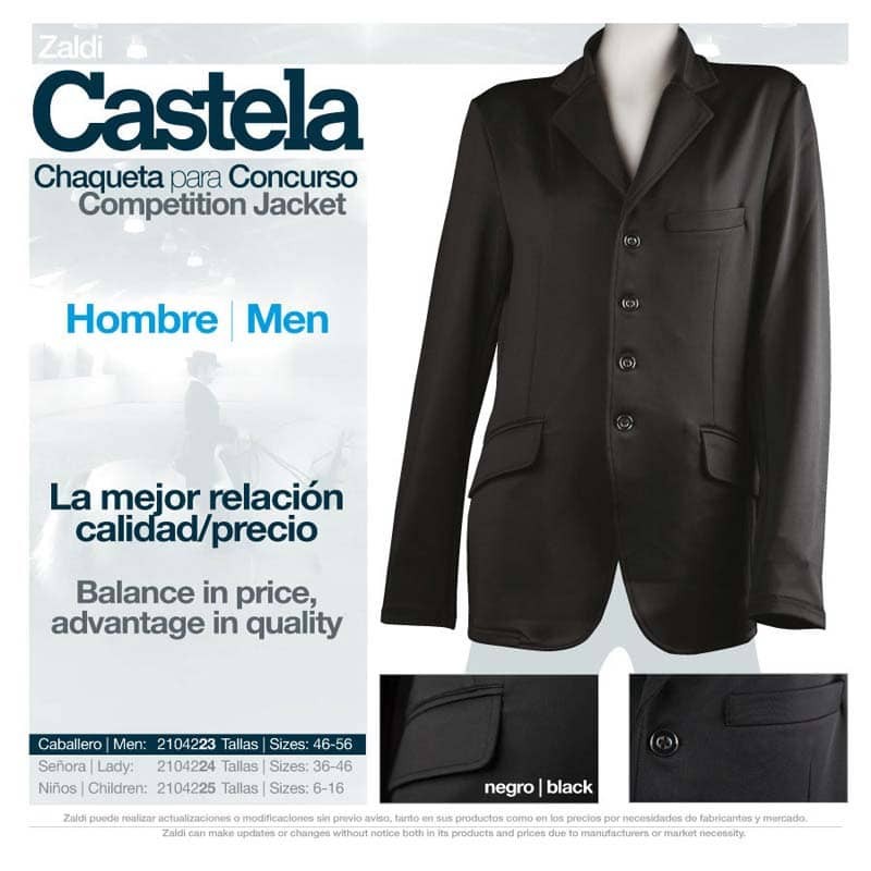 Chaqueta de competición caballero - Castela