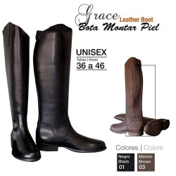 Bota montar Grace piel