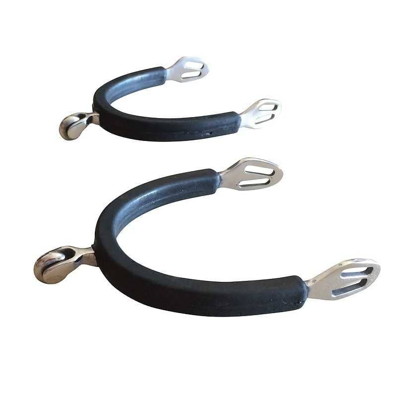 Espuela inglesa ruleta ancha recubierta de goma