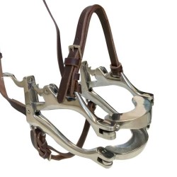 ABREBOCAS INOXIDABLE CON CORREA DE CUERO