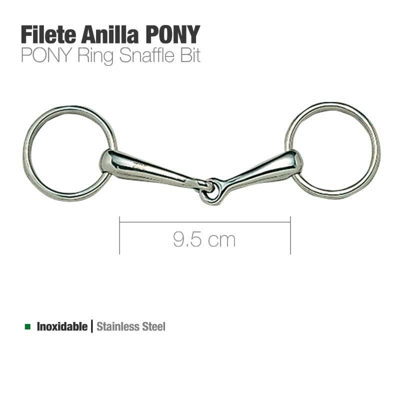 Filete anillas inox pony