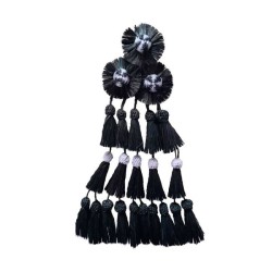 Mosquero de pelo con 20 borlas económico