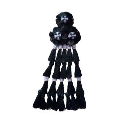 Mosquero de pelo con 25 borlas económico