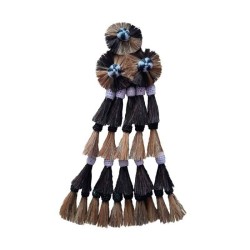 Mosquero de pelo con 25 borlas económico