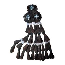 Mosquero de pelo con 30 borlas económico