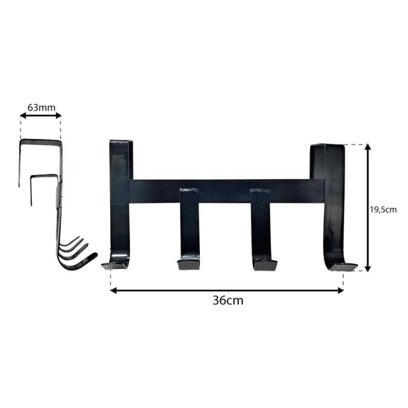 Percha portátil para cabezadas en metal