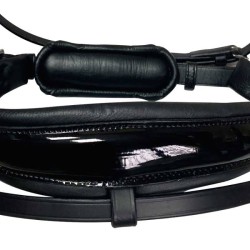 Cabezada para filete ergonómica con frontalera decorada y riendas de lona