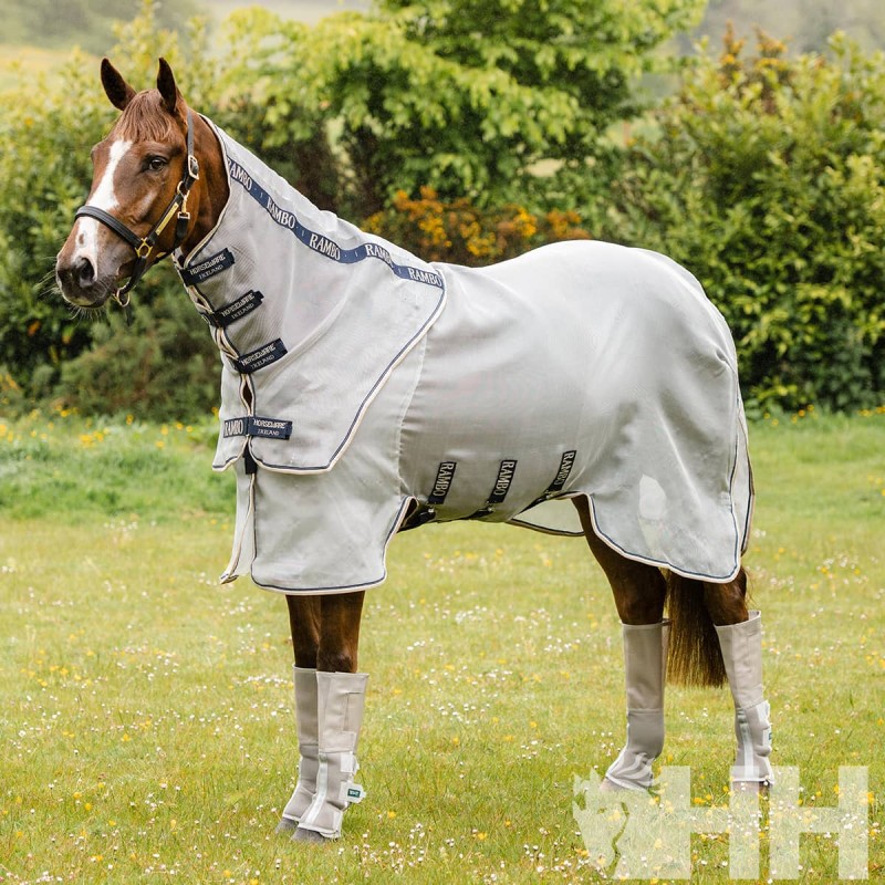 Manta RAMBO PROTECTOR PLUS antimoscas con cubrecuello