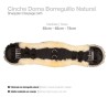 Cincha doma borreguillo natural