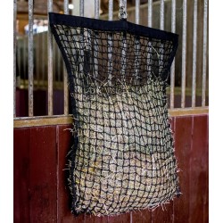 Haynet with filling aid