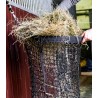 Haynet with filling aid