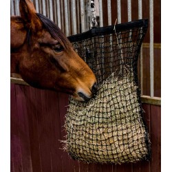 Haynet with filling aid