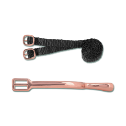 Lot d’éperons couleur or rose pour femme