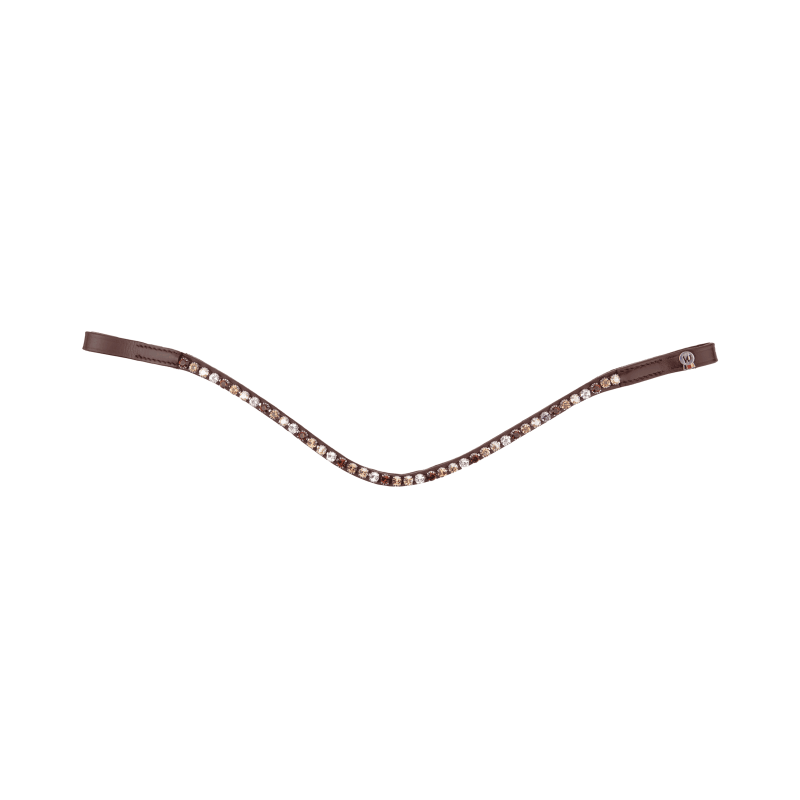 Frontalera Waldhausen X-Line Glam, marrón