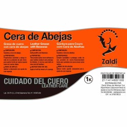Cera de Abejas premium grasa Zaldi