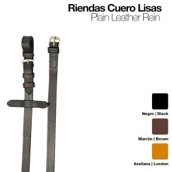 Riendas cuero lisas