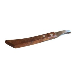 Legra corte oval con mango de madera