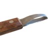 Legra corte oval con mango de madera