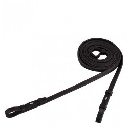 Premiere Leather Curb Reins 13mm closed