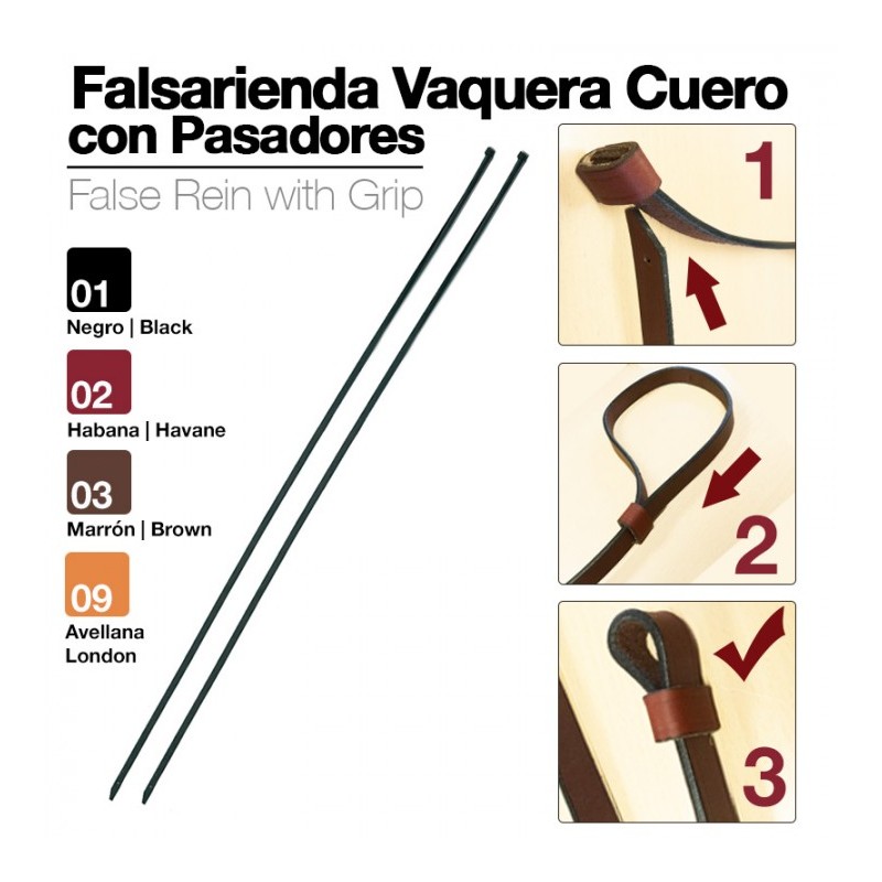 FALSARIENDAS VAQUERAS ECONÓMICAS CON PASADORES