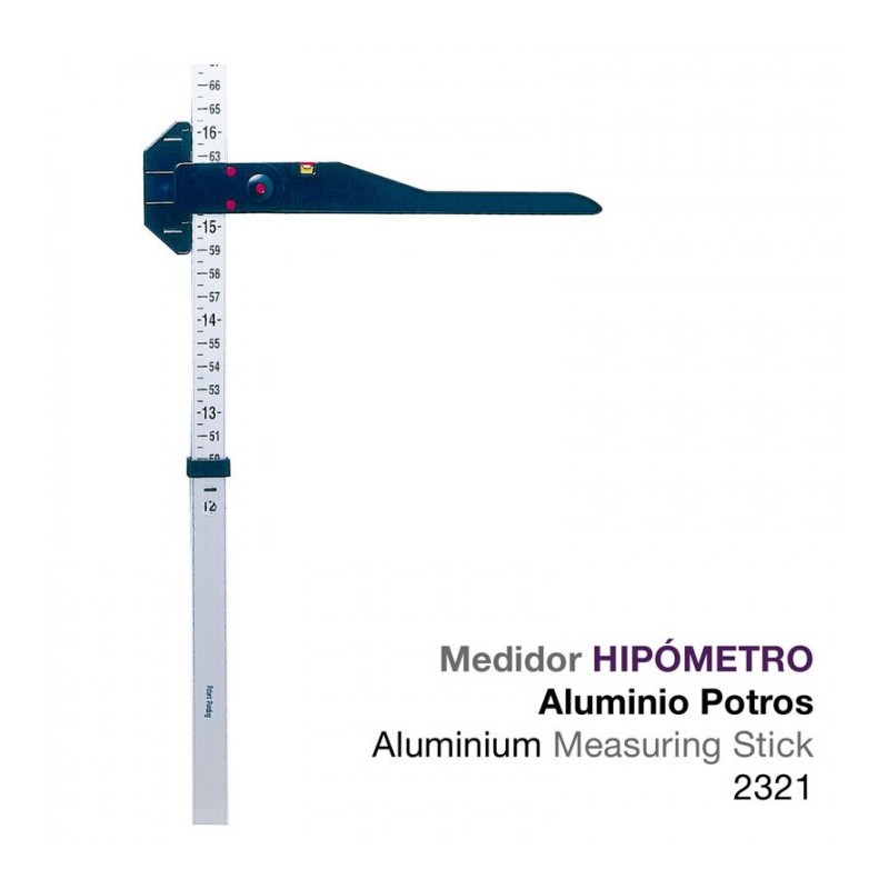 Hipómetro medidor de aluminio