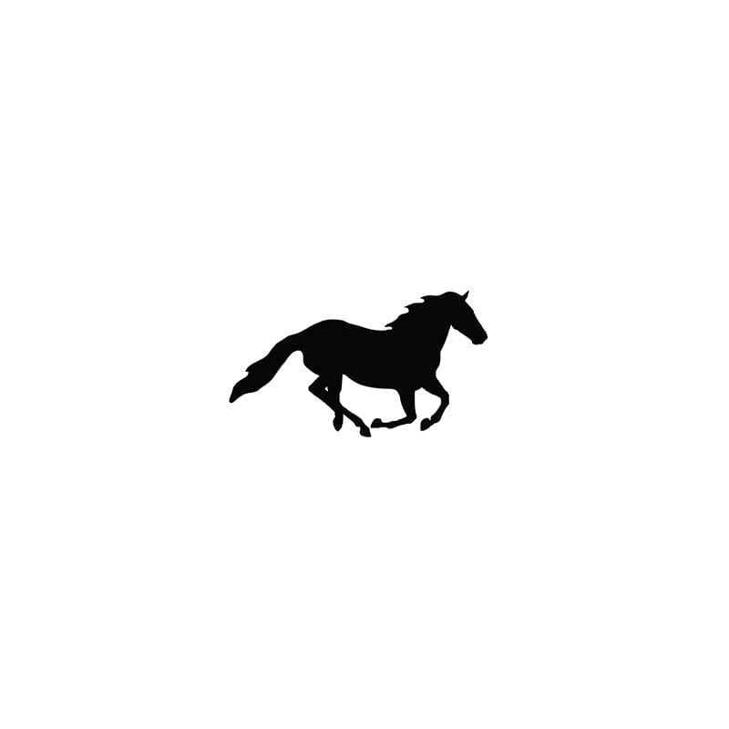 Car sticker -horse in gallop-