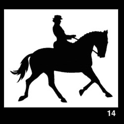 Pegatina trote largo