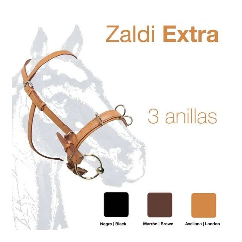 DELUXE LTHR ENGLISH LUNGING HALTER