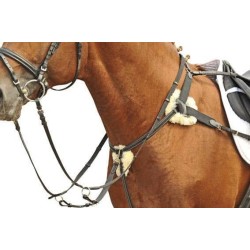 Breastplate/martingale with...