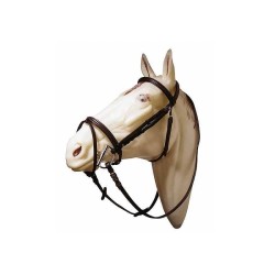 Raised padded bridle with...