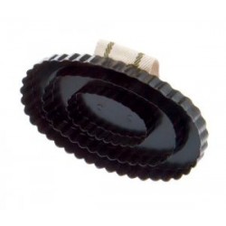 Metal Oval Curry Comb with...