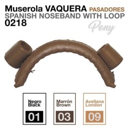 Spanish noseband with loop