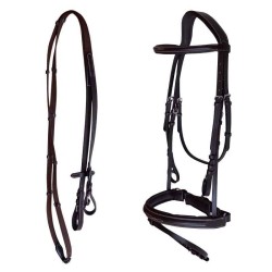 English leather bridle with...