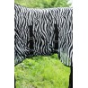 Manta antimoscas zebra con cuello y cinturón