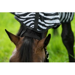 Derka przeciw muchom z kapturem -Zebra-