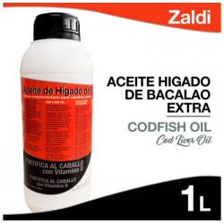 ACEITE HIGADO DE BACALAO ZALDI 1 L.