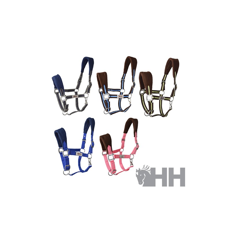 HH DOUBLE PADDED HEAD COLLAR  LINED WITH FLEECE