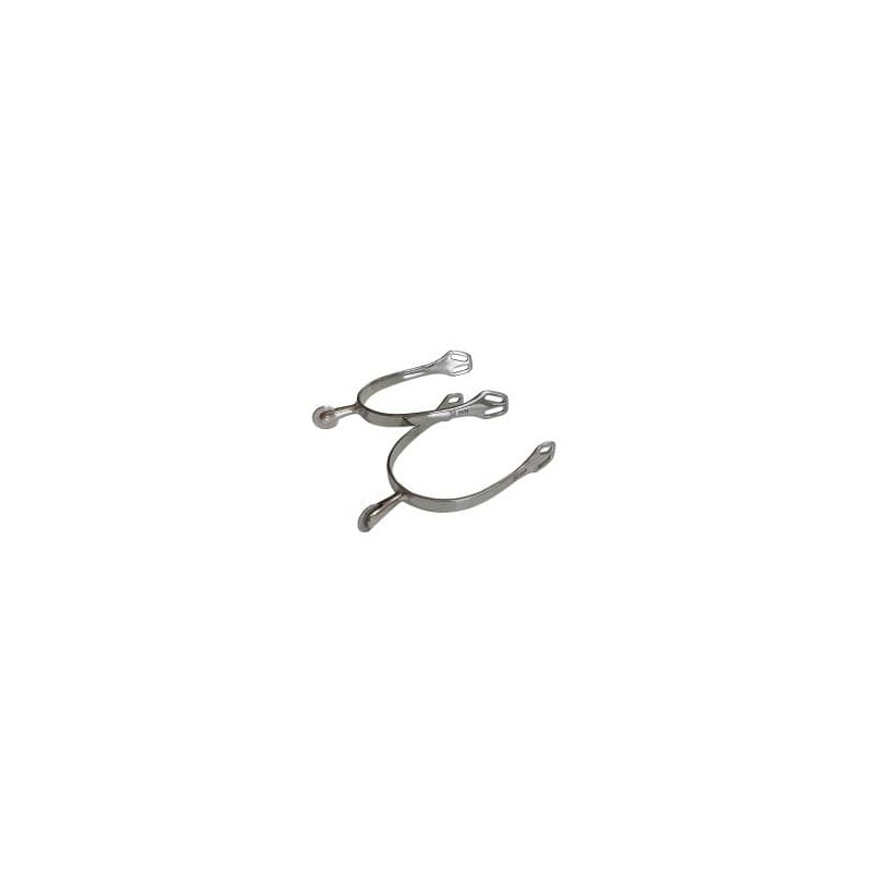 SS Fine Stainless Steel Spurs With Smooth Rowel