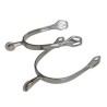 SS Fine Stainless Steel Spurs With Smooth Rowel
