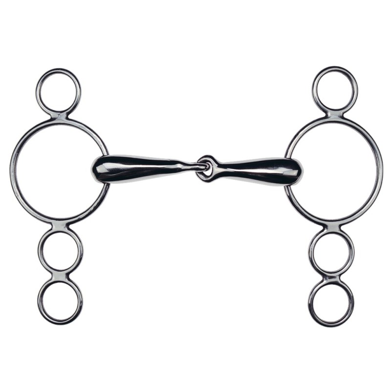 EQUINE CONTINENTAL 4 RING GAG BIT