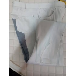 Pantalon de Equitacion HKM con culera gris