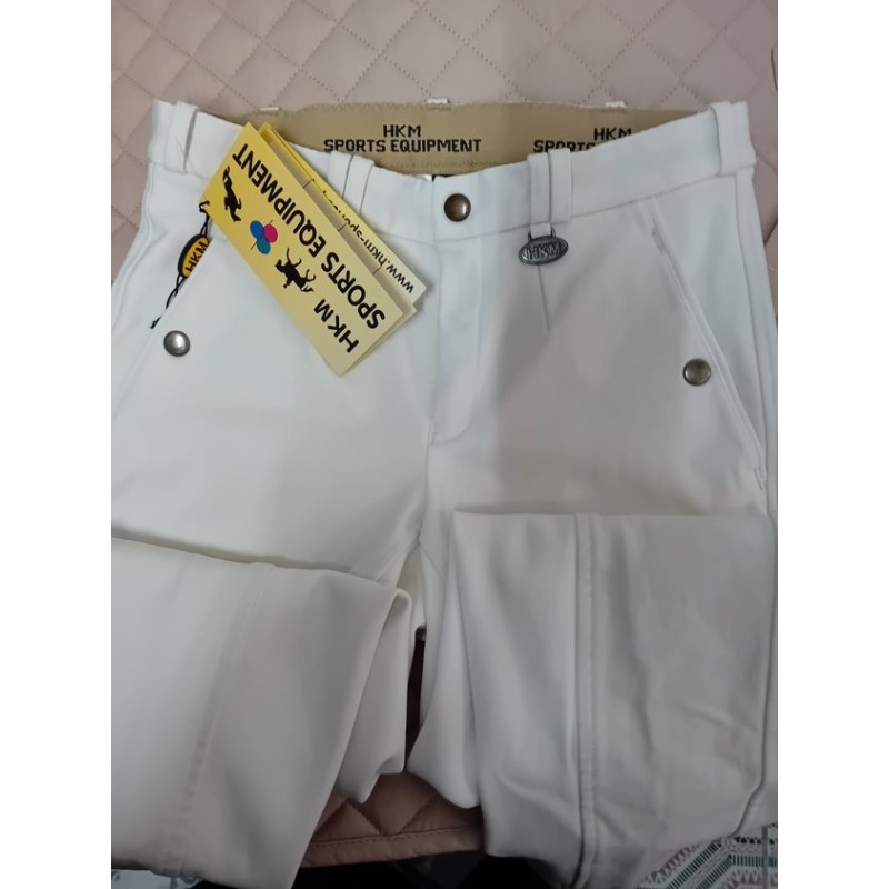 Pantalón de Equitación HKM con culera T.44 mujer