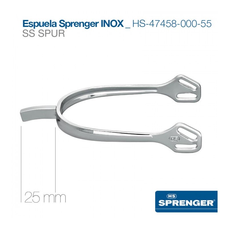 ESPUELA SPRENGER INOX. 25MM