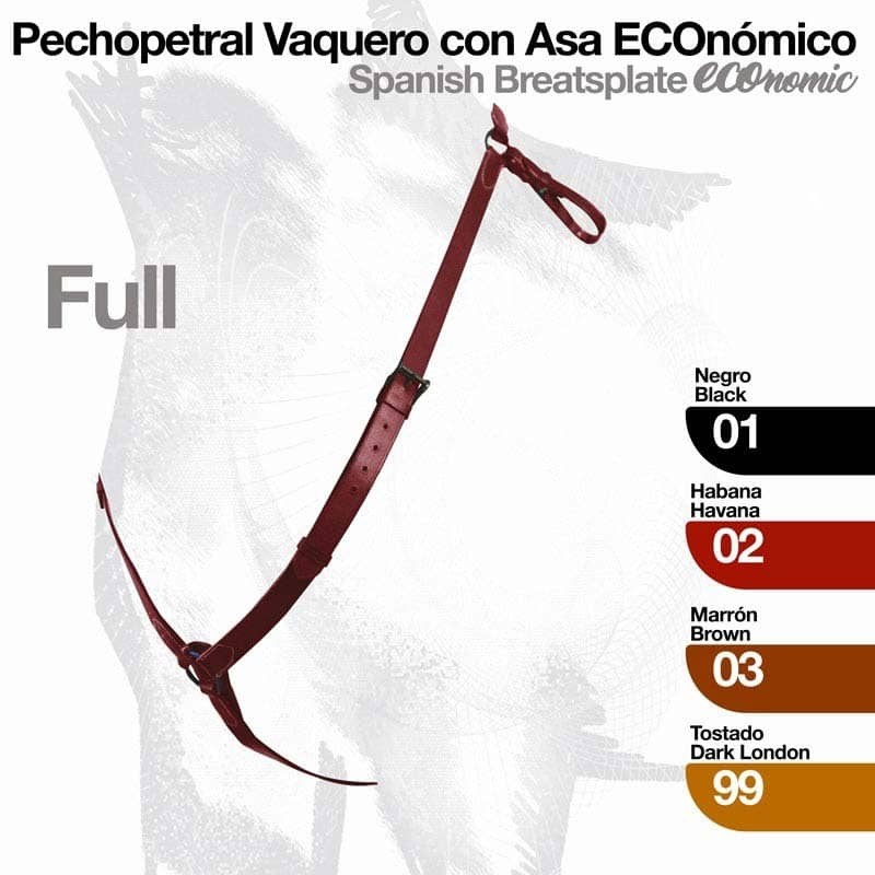 PECHOPETRAL VAQUERO CON ASA ECO.