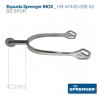 SPRENGER EQUESTRIAN SPURS WITH SMOOTH ROLLER AND 40MM SHANK