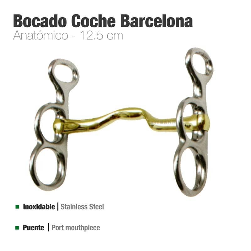 BOCADO COCHE BARCELONA ANATÓMICO 12.5 CM